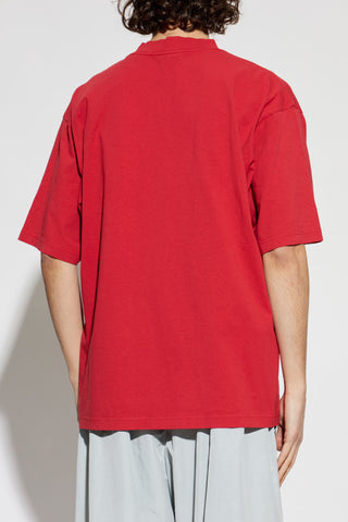 Balenciaga RED T-shirt with logo 4