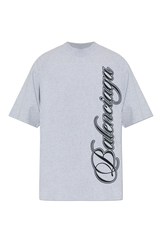 Balenciaga GREY T-shirt with logo 1