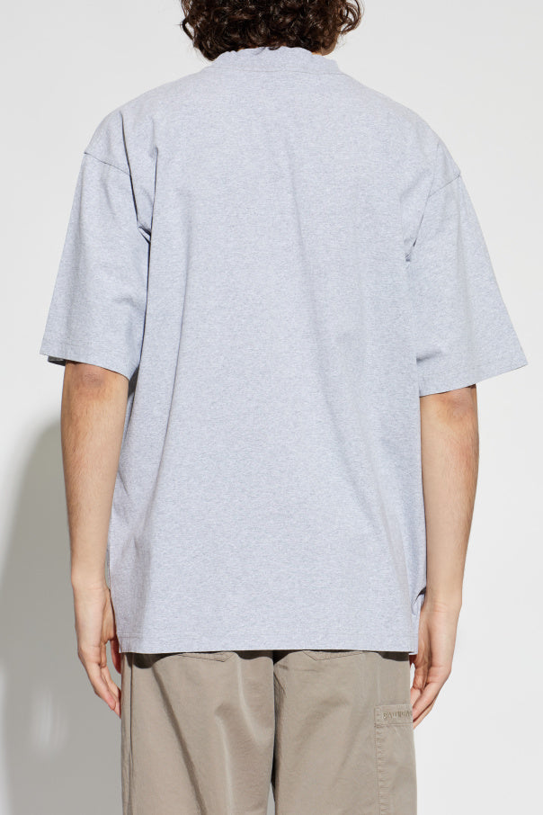 Balenciaga GREY T-shirt with logo 4