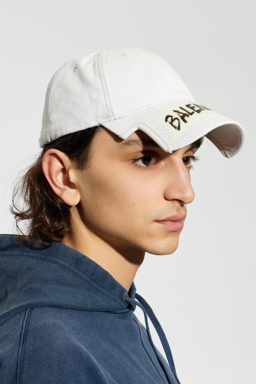 Balenciaga WHITE Baseball cap 2