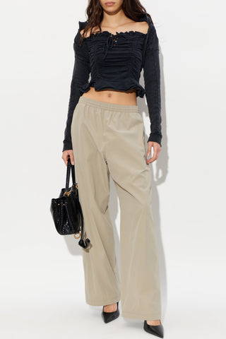 Balenciaga beige Wide-leg trousers 2