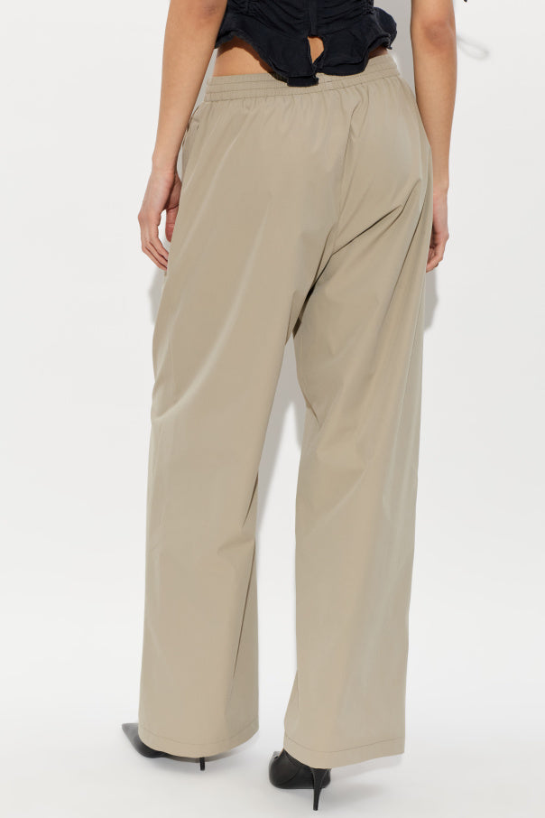 Balenciaga beige Wide-leg trousers 4