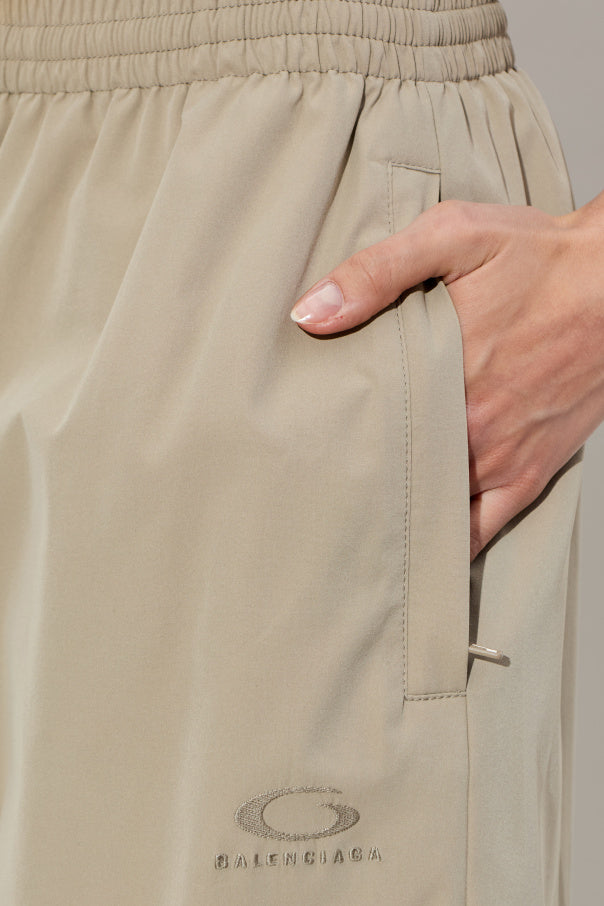 Balenciaga beige Wide-leg trousers 5