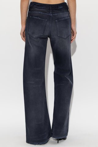 Balenciaga NAVY BLUE Jeans with flared legs 4