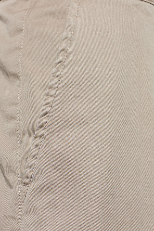 Balenciaga BROWN Straight-leg cotton trousers 5