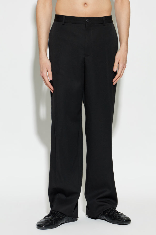 Balenciaga BLACK Straight-leg wool trousers 3