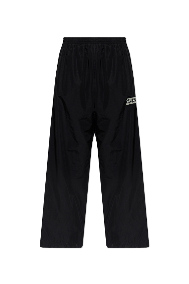 Balenciaga BLACK Sweatpants with logo 1