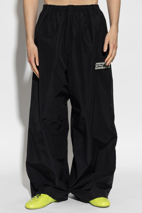 Balenciaga BLACK Sweatpants with logo 3