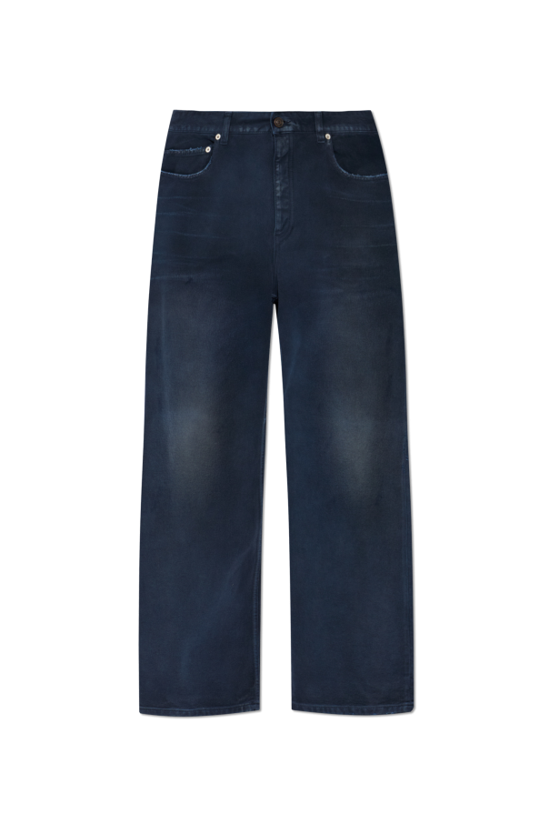 Balenciaga NAVY BLUE Straight-leg jeans 1