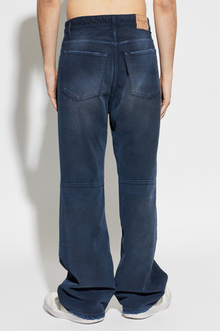 Balenciaga NAVY BLUE Straight-leg jeans 4