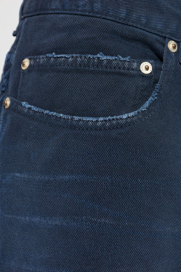 Balenciaga NAVY BLUE Straight-leg jeans 5