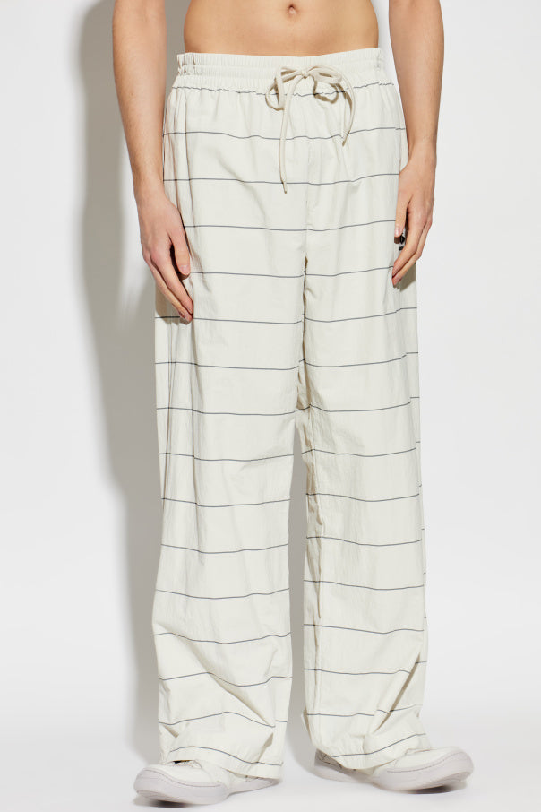 Balenciaga cream Ribbed sweatpants 3