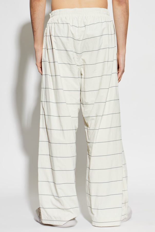 Balenciaga cream Ribbed sweatpants 4