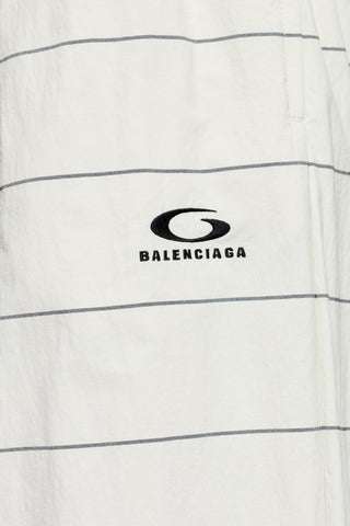 Balenciaga cream Ribbed sweatpants 5