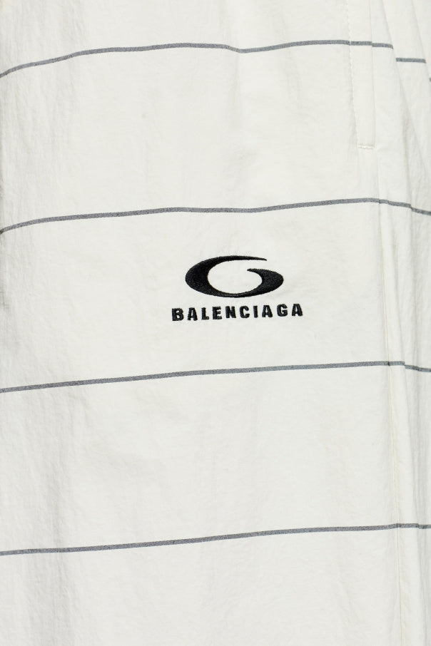 Balenciaga cream Ribbed sweatpants 5
