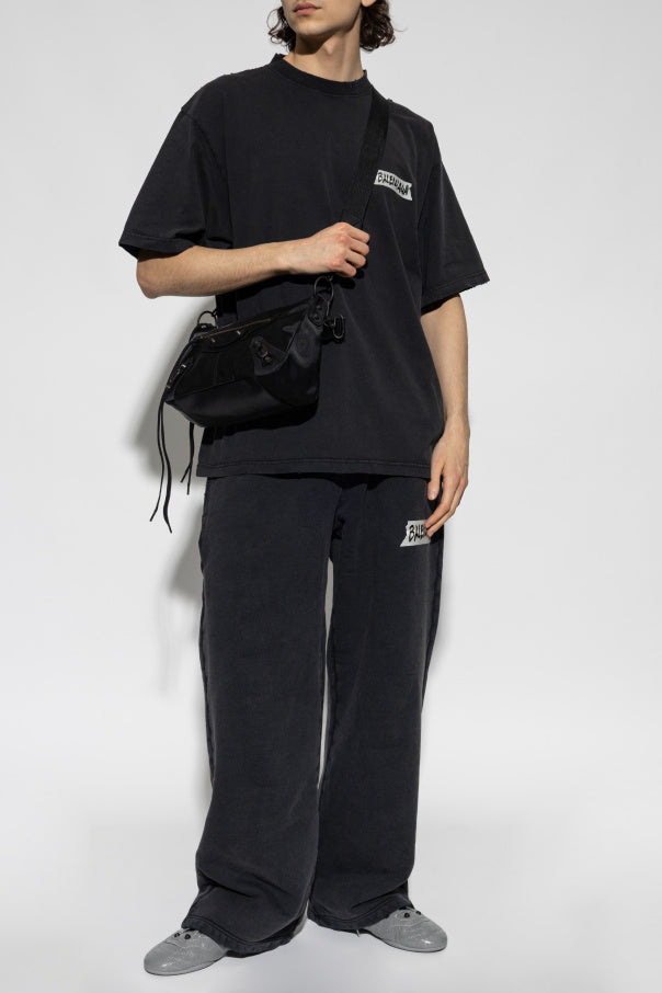 Balenciaga GREY Wide-leg sweatpants 2