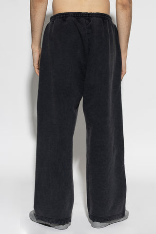 Balenciaga GREY Wide-leg sweatpants 4