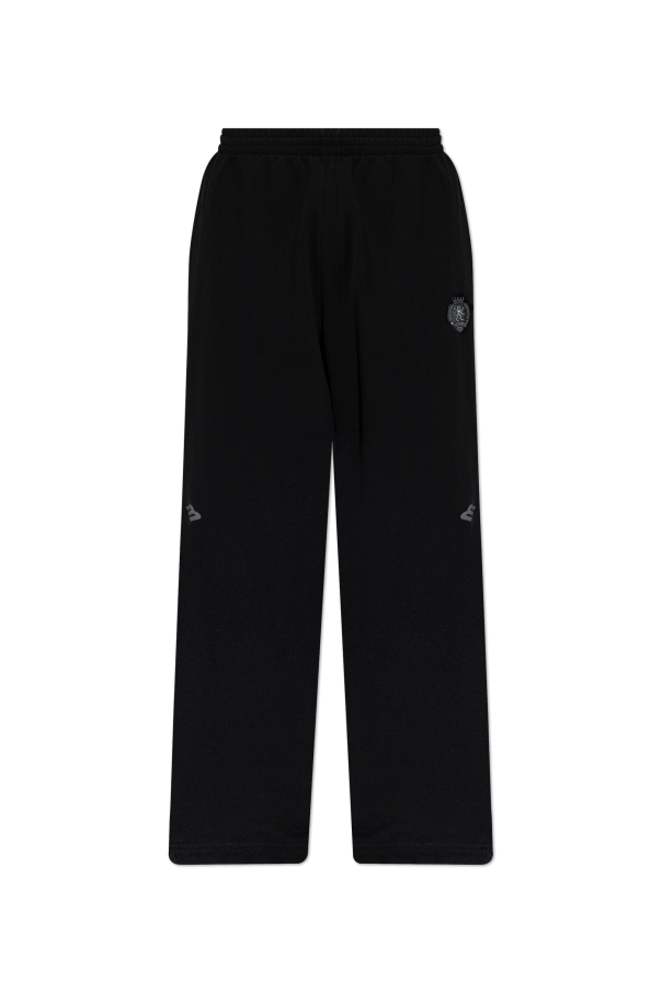 Balenciaga BLACK Wide-leg sweatpants 1