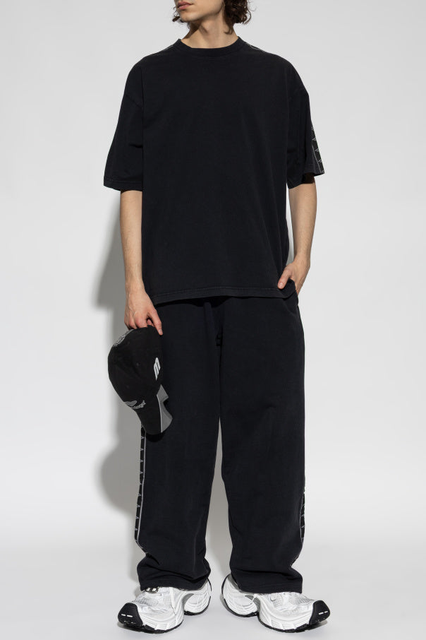 Balenciaga BLACK Wide-leg sweatpants 2