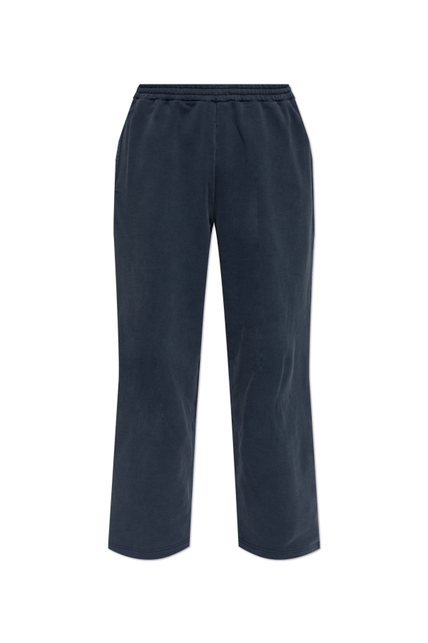 Balenciaga NAVY BLUE Wide-leg sweatpants 1
