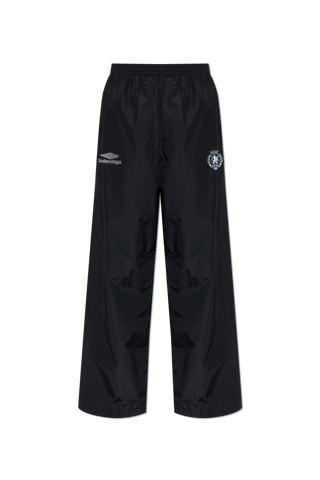 Balenciaga BLACK Sweatpants with logo patch 1