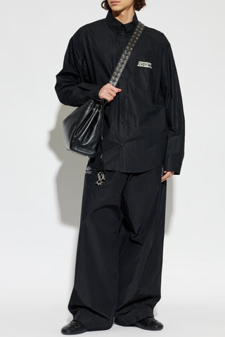 Balenciaga BLACK Sweatpants with logo patch 2