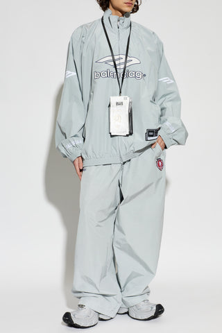 Balenciaga GREY Sweatpants with logo patch 2