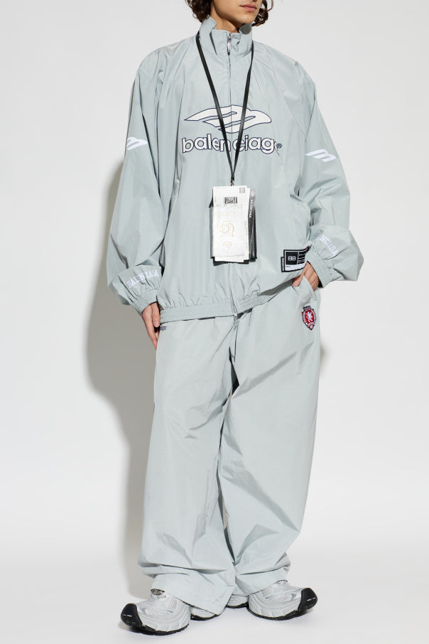Balenciaga GREY Sweatpants with logo patch 2