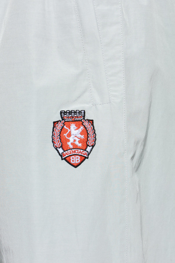 Balenciaga GREY Sweatpants with logo patch 5