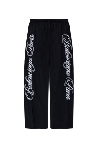 Balenciaga BLACK Reversible sweatpants with logo 1
