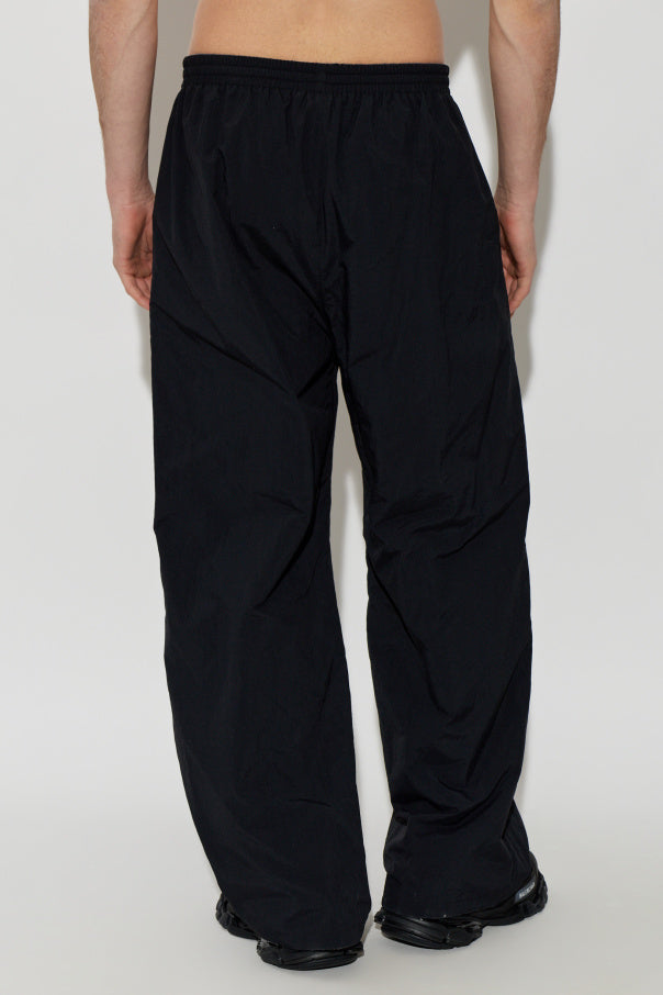 Balenciaga BLACK Reversible sweatpants with logo 4