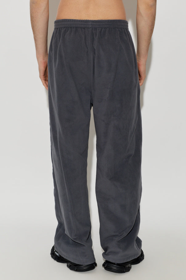 Balenciaga BLACK Reversible sweatpants with logo 7