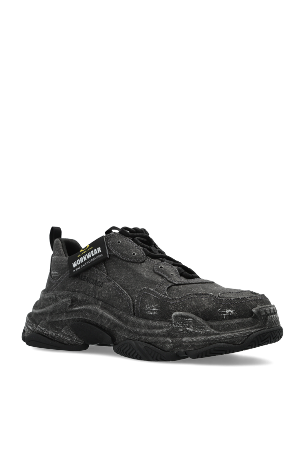 Balenciaga BLACK ‘Triple S’ sports shoes 4