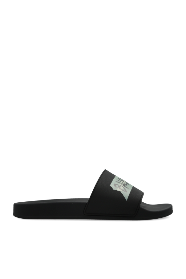 Balenciaga BLACK Rubber flip-flops 1