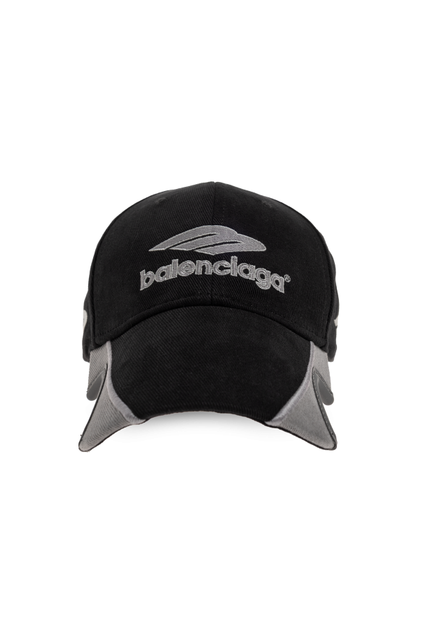 Balenciaga BLACK Baseball cap 1