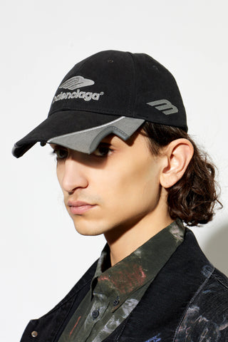 Balenciaga BLACK Baseball cap 2