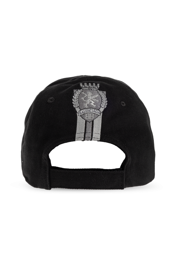 Balenciaga BLACK Baseball cap 3
