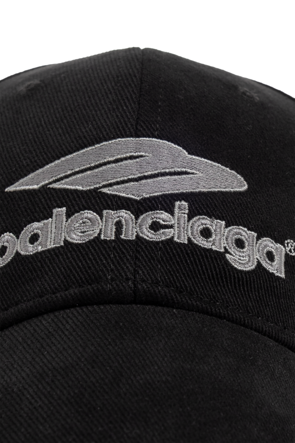 Balenciaga BLACK Baseball cap 4