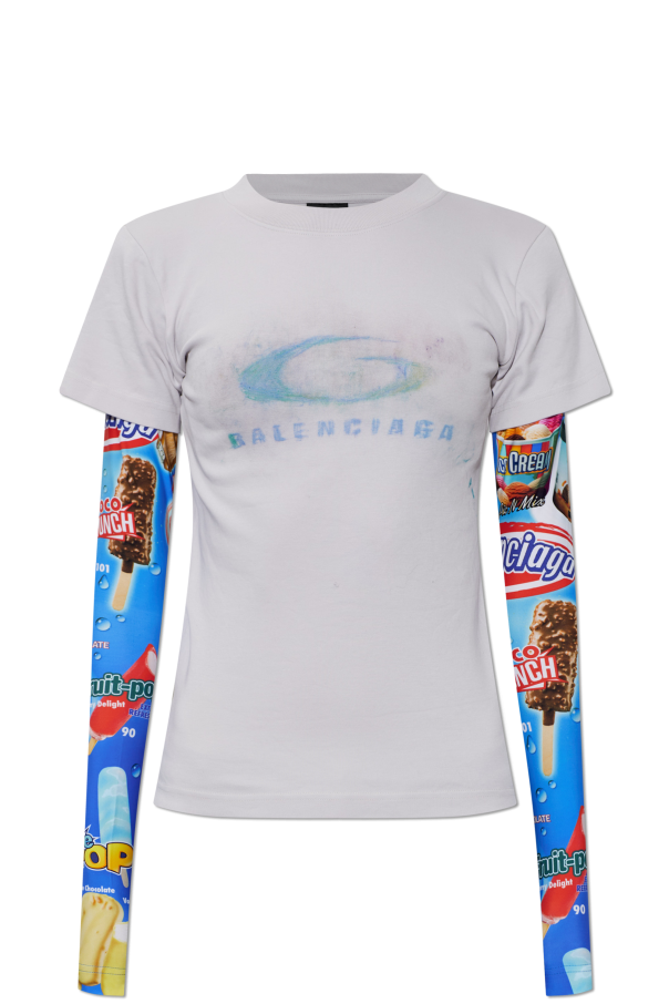 Balenciaga MULTICOLOUR Long sleeve T-shirt 1