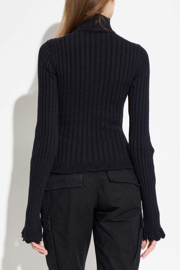 Balenciaga BLACK Top with a decorative cut-out 4