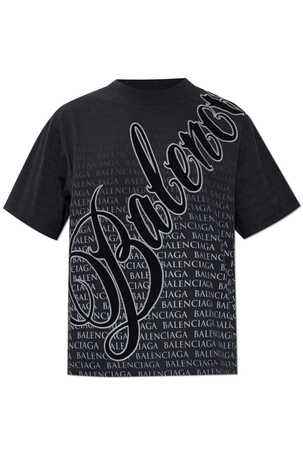 Balenciaga GREY Monogram T-shirt 1