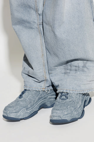 Balenciaga BLUE "Triple S" sports shoes 2