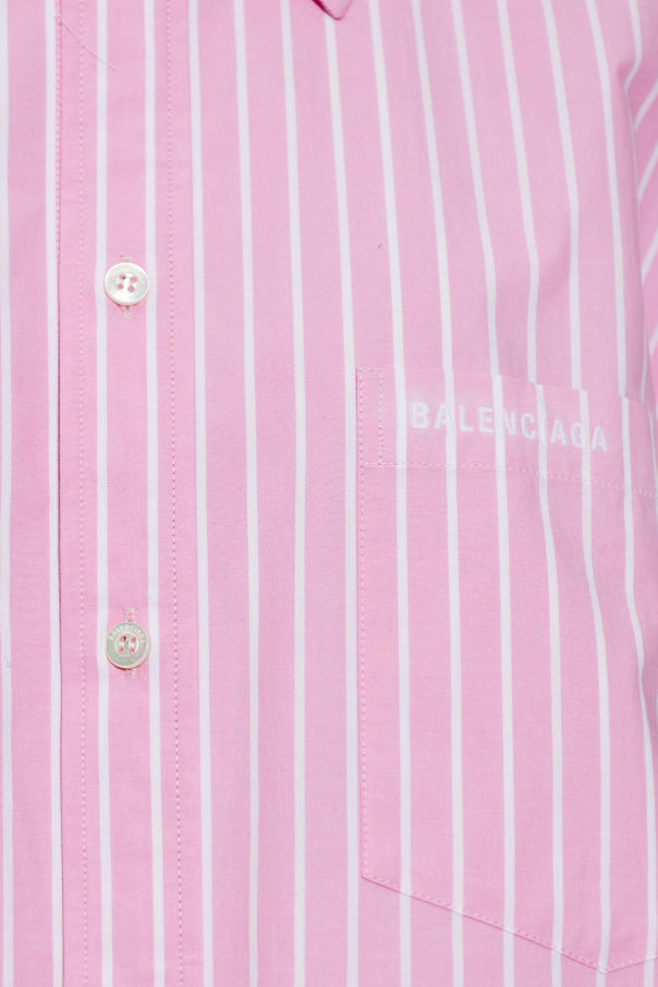 Balenciaga PINK Oversize shirt 5