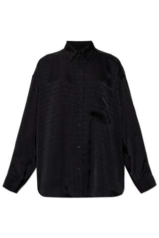 Balenciaga BLACK Shirt with monogram 1
