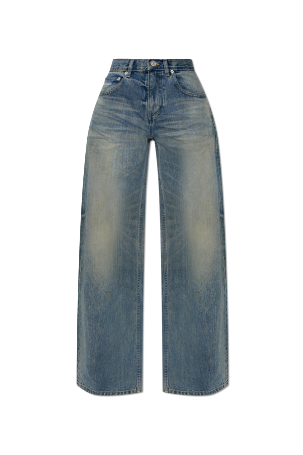 Balenciaga BLUE Wide-leg jeans 1