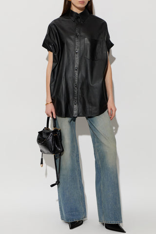 Balenciaga BLUE Wide-leg jeans 2