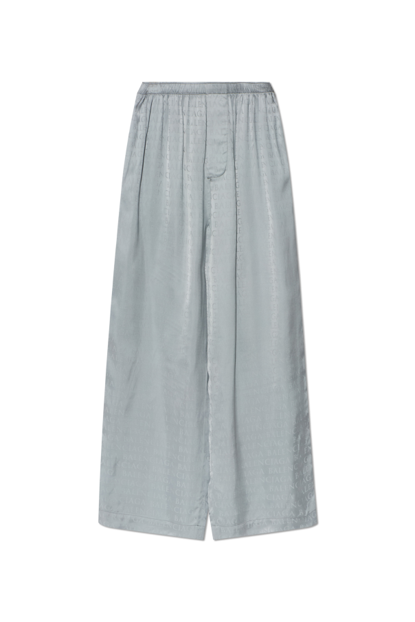 Balenciaga GREY Loose-fit trousers 1