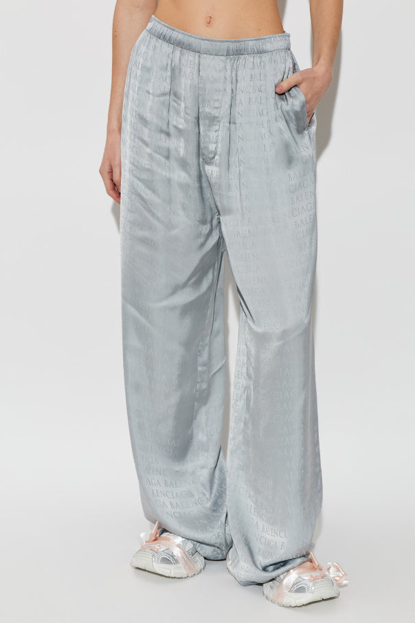 Balenciaga GREY Loose-fit trousers 3
