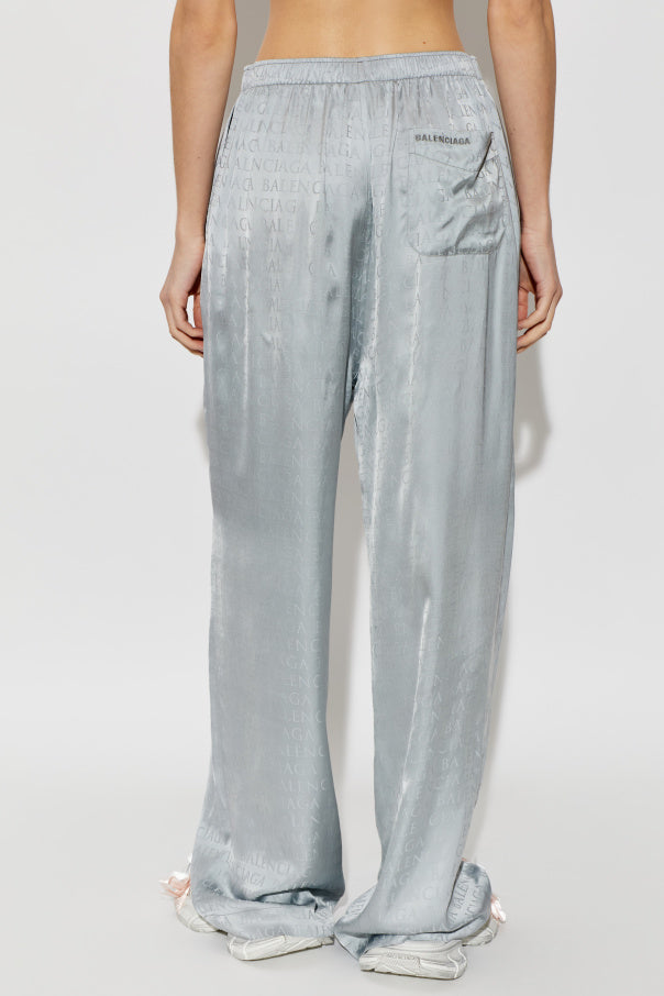 Balenciaga GREY Loose-fit trousers 4