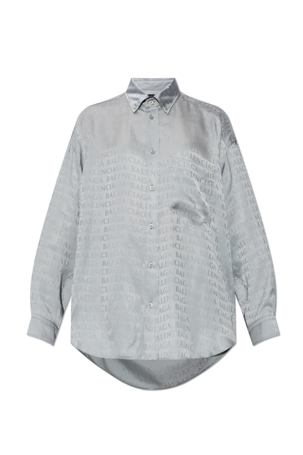 Balenciaga GREY Shirt with monogram 1